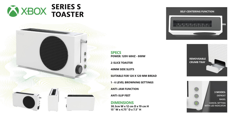 Xbox Series S Toaster scheint geleakt zu sein Titel