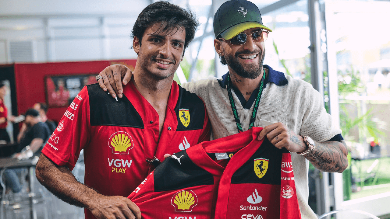 Ferrari-Pilot Sainz verletzt sich bei Wohltätigkeitsrennen Titel