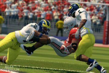 EA NFL madden NCAA college football simulation title